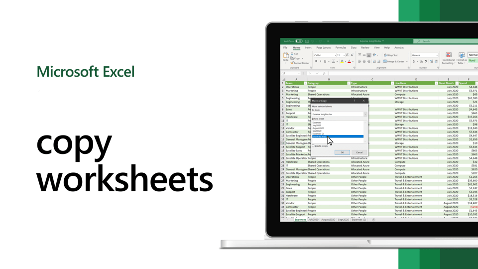 Comment dupliquer une feuille dans Microsoft Excel