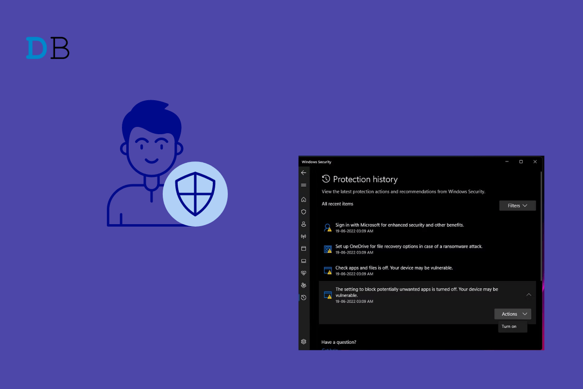 Så här åtgärdar du Windows-säkerhetsskyddshistorik som saknas i Windows 11