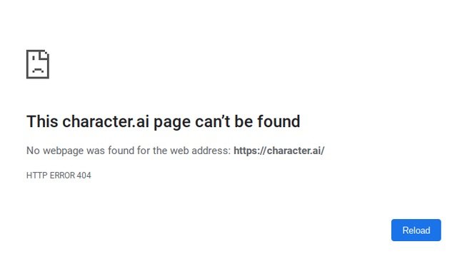 Beta Character AI Page Cannot be Found