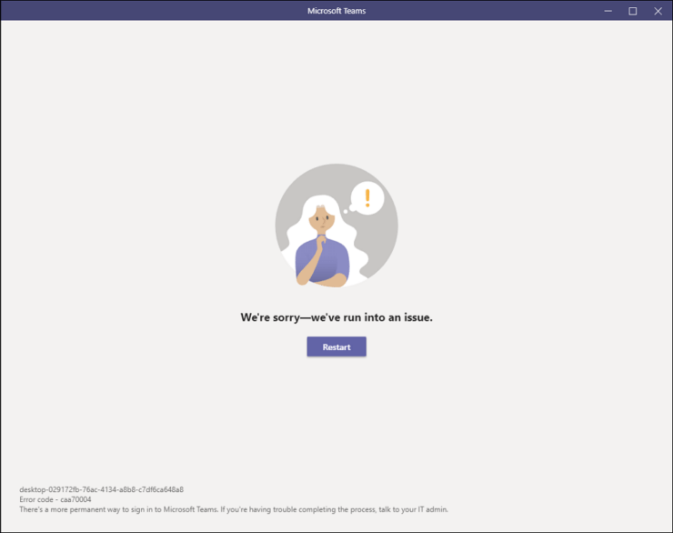 How to Fix "We’ve Run Into an Issue" Error in Microsoft Teams on Windows?