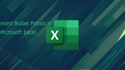 How to Insert Bullet Points in Microsoft Excel 1