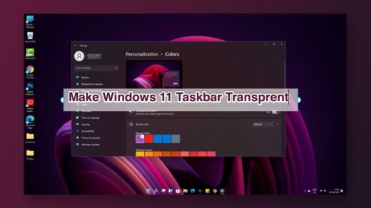How to Make Windows 11 Taskbar Transparent? 4