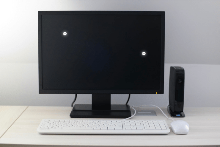 How to Remove See White Dots on PC Screen