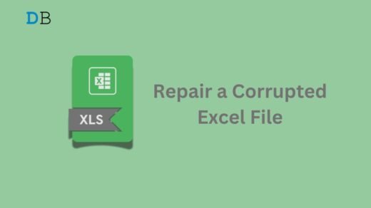 How to Repair a Corrupted Excel File