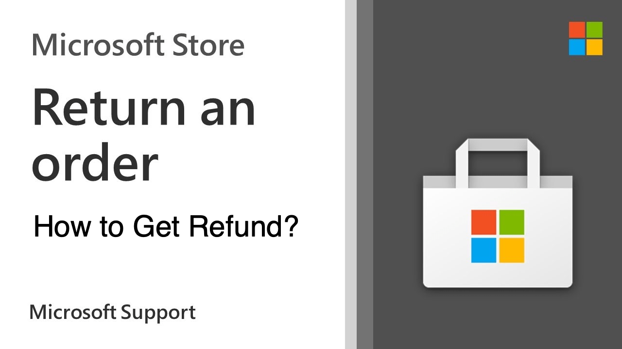 So beantragen Sie eine Rückerstattung für Einkäufe im Microsoft Store