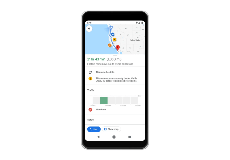How to Use Glanceable Directions on Google Maps 1