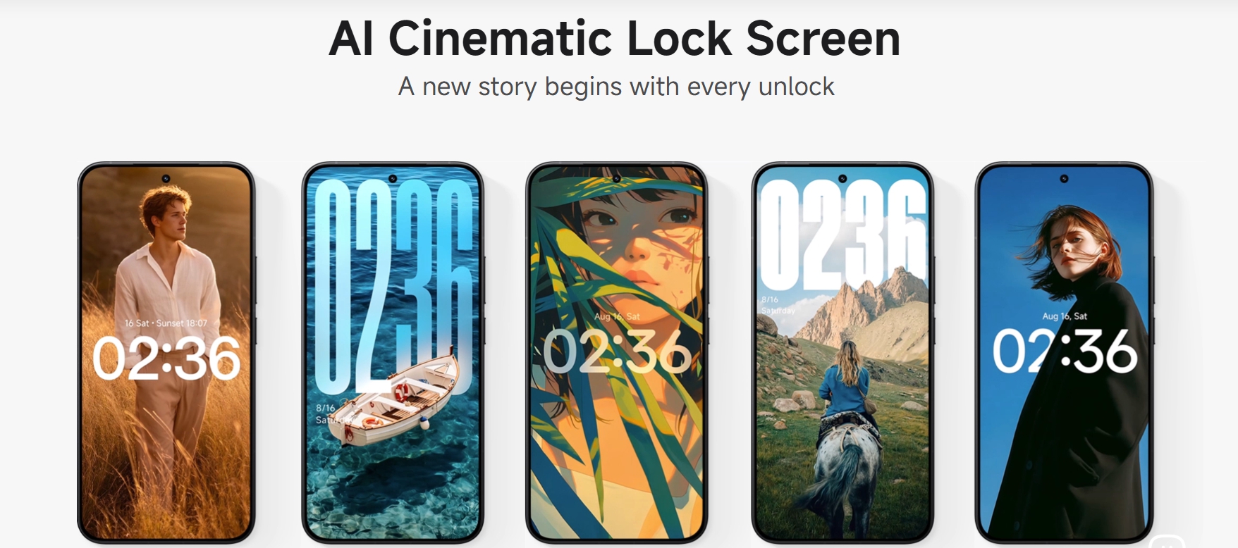 HyperOS ai cinematic lockscreen