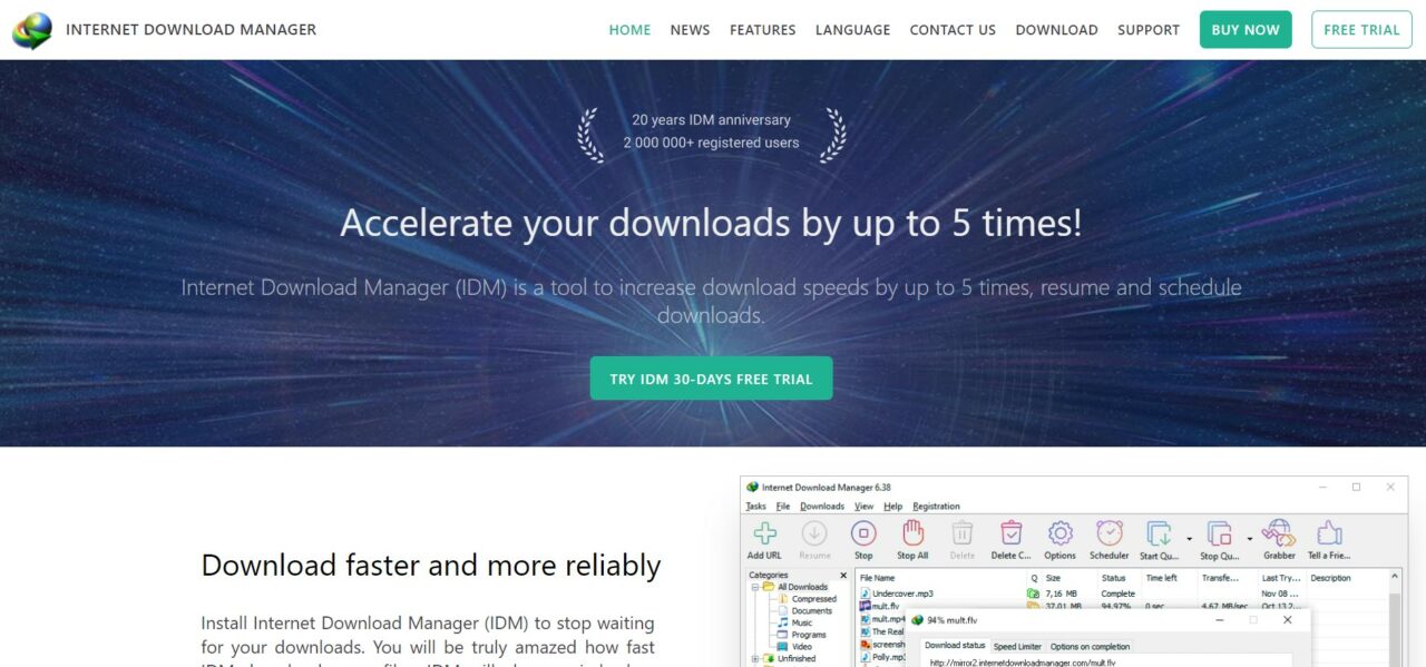 free download manager 5 features