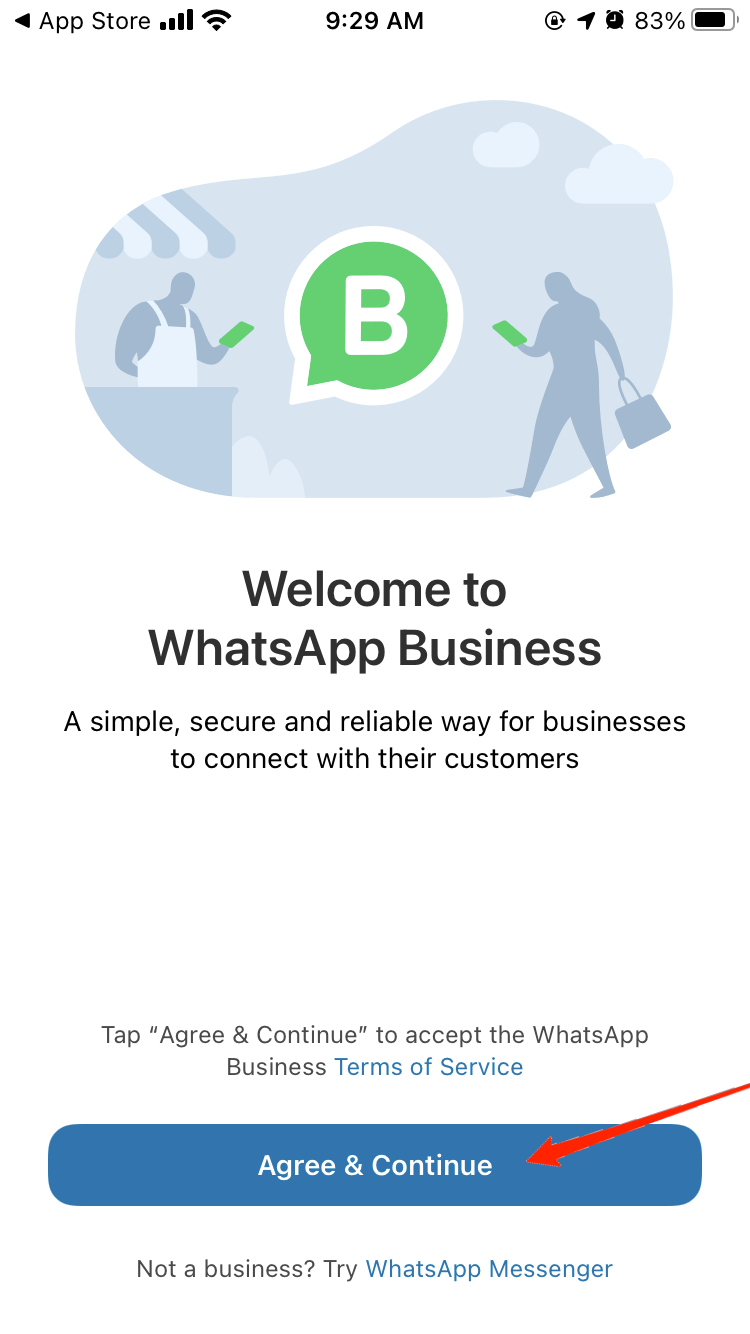 whatsapp bussiness setup