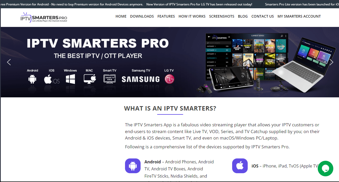 IPTV Smarters for PC