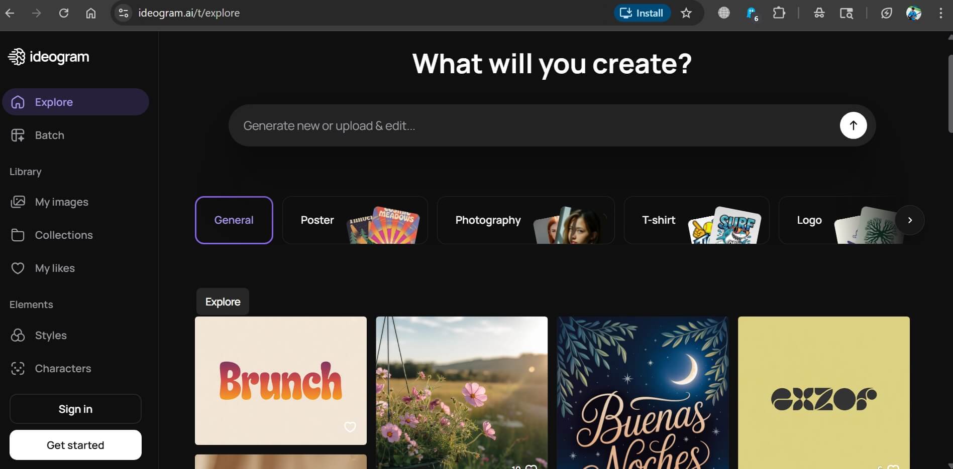 Ideogram AI image generator