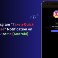 Instagram-Take-a-Quick Pause Notification on Chrome browser