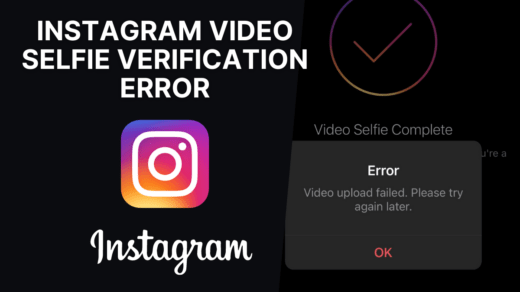 Instagram Video Selfie Verification Error