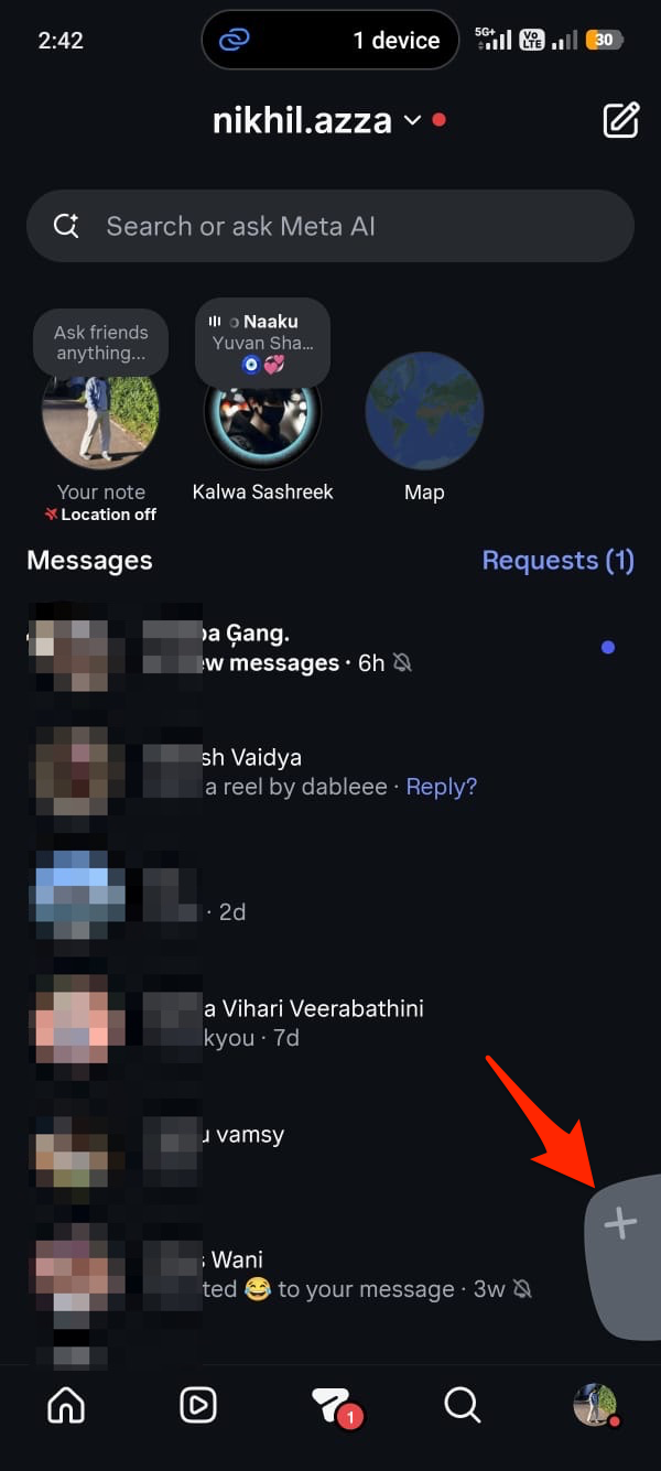 Instagram Instant in DM
