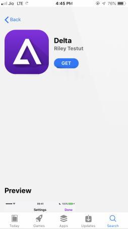 install delta emulator ios 10