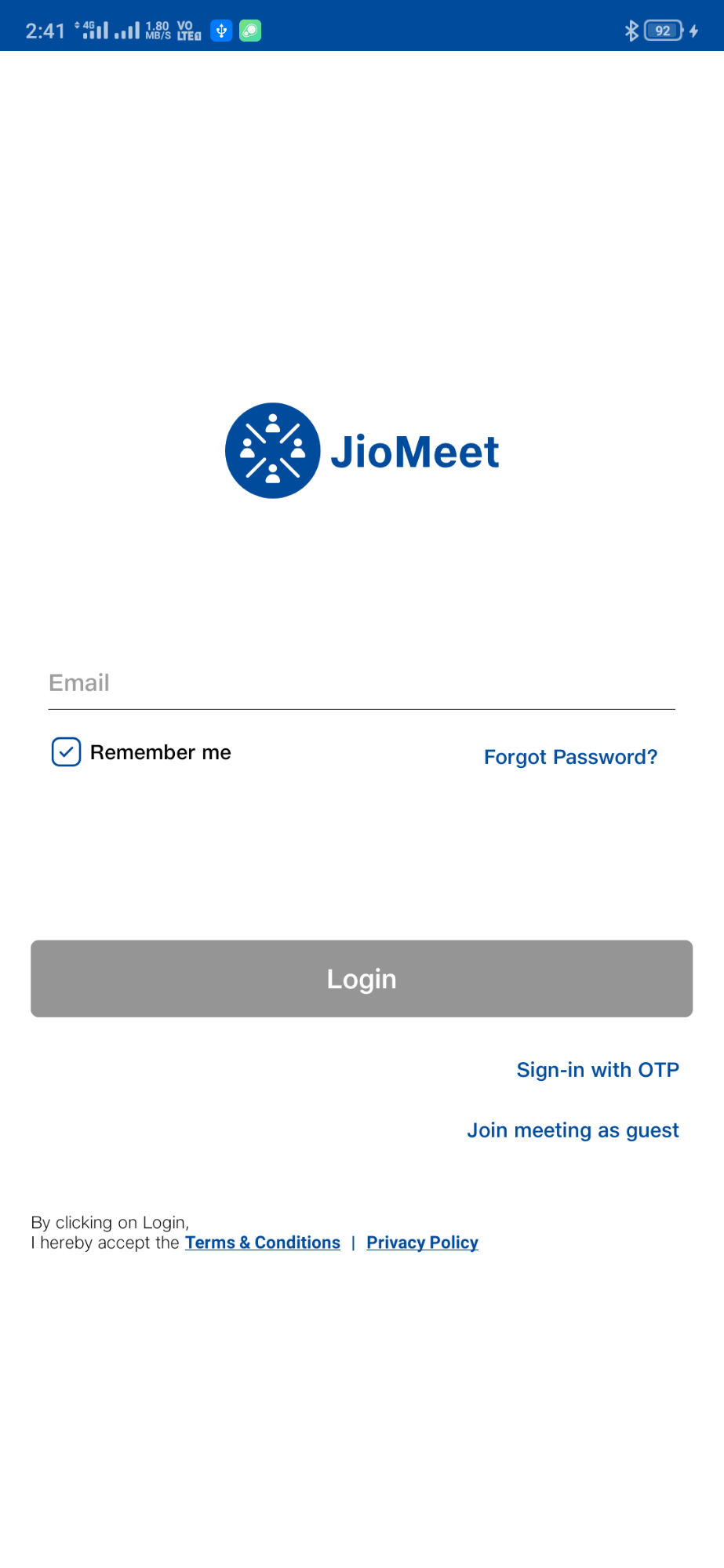 JioMeet Email