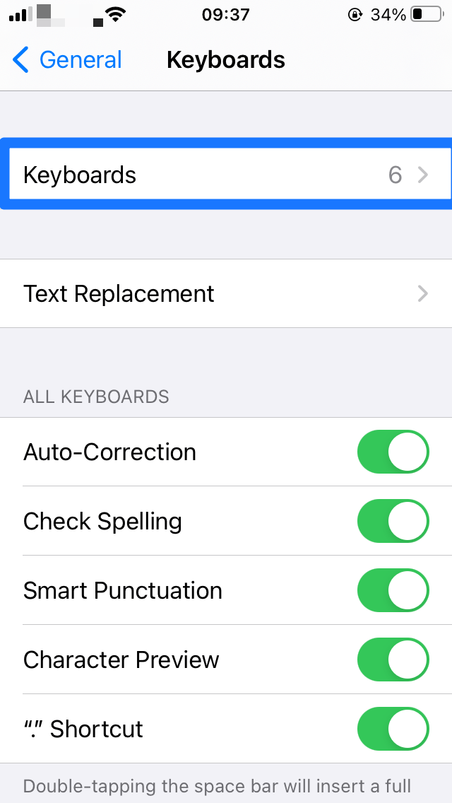 Keyboard Option