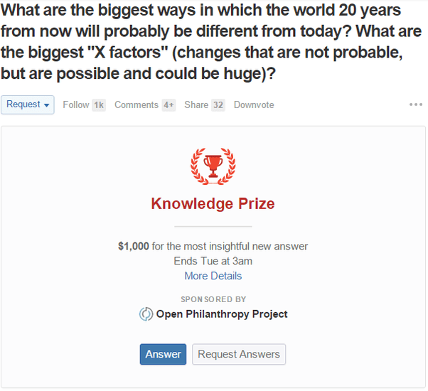 Knowledge Prize