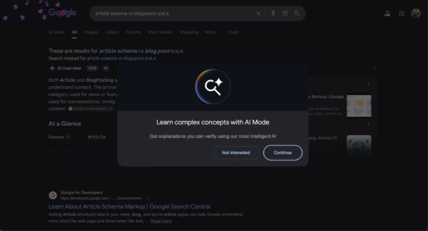 Learn complex concepts with AI mode
