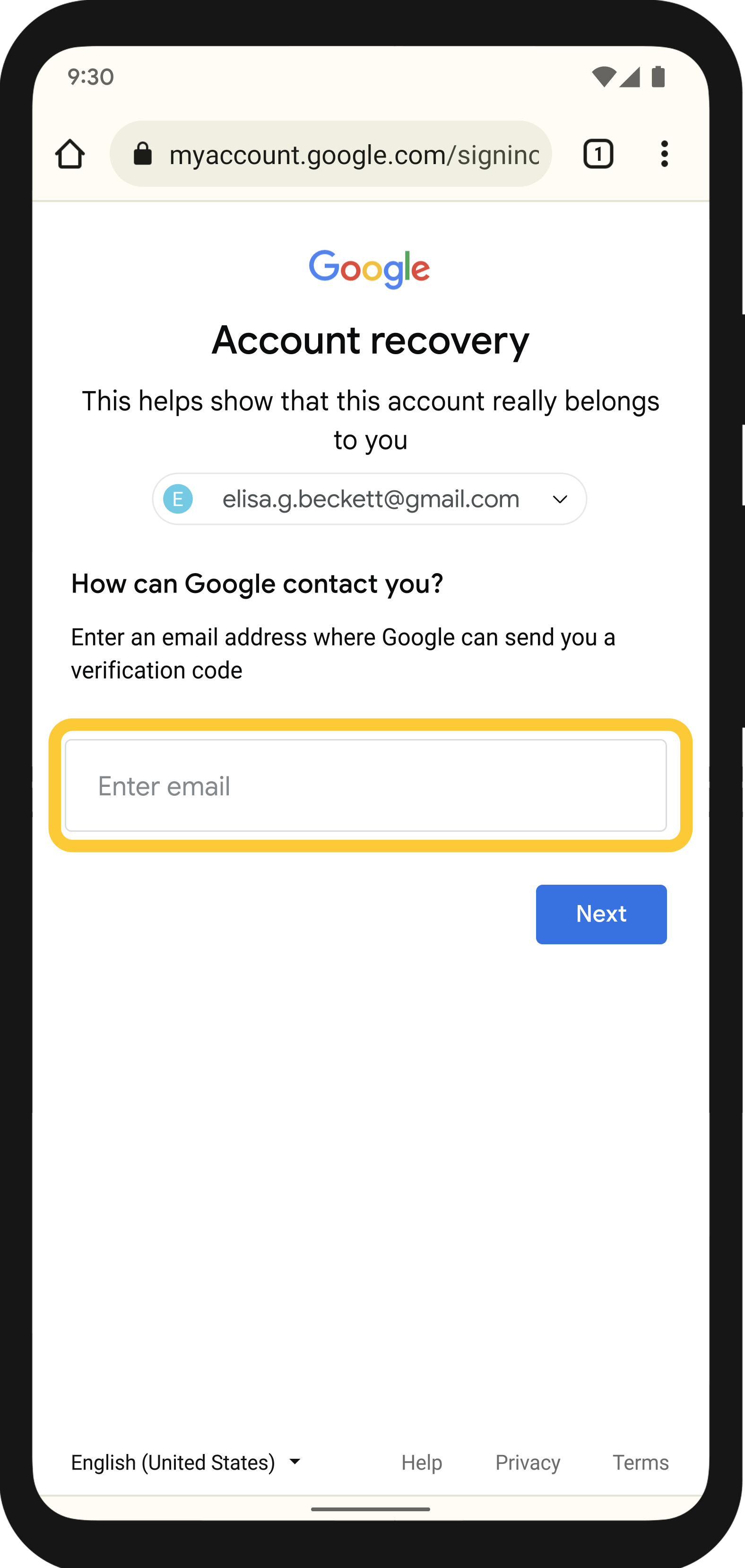 Let Google Contact You