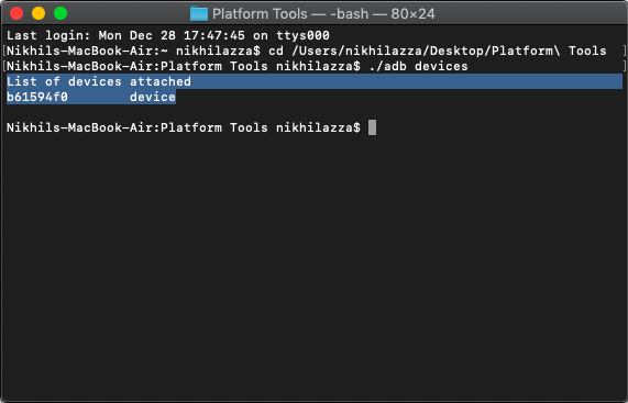 How to Use Install ADB and Fastboot on Mac  - 52