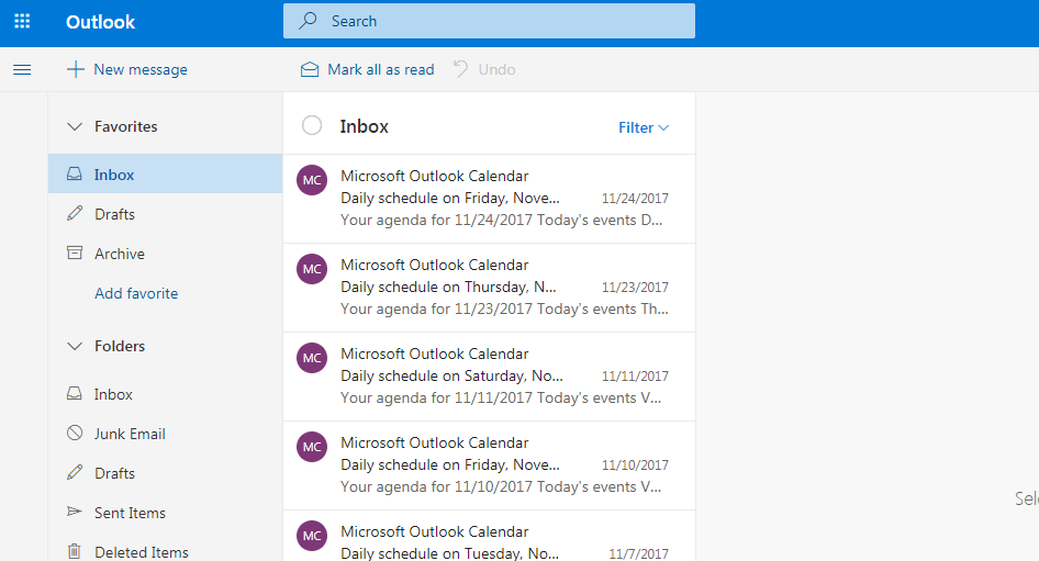 check my hotmail inbox