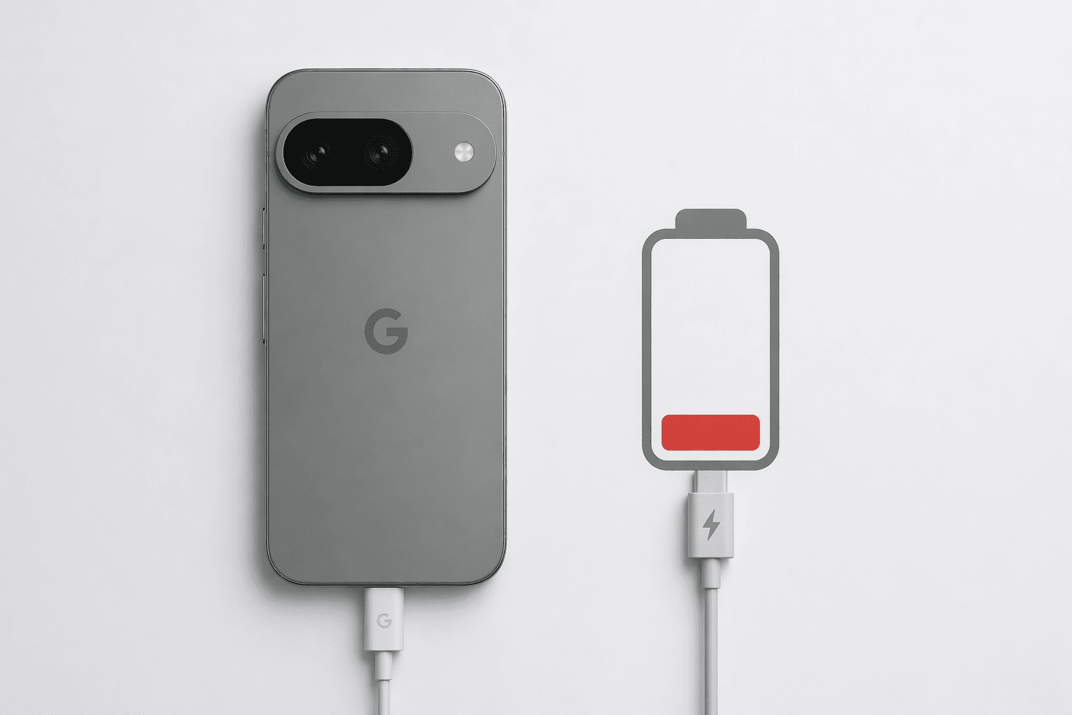 Low battery on pixel device