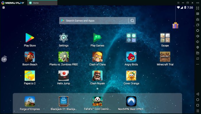 memu android emulator