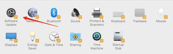 mac os software update settings