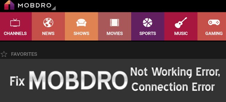 Mobdro Live Stream is Currently Offline. Try Again Later