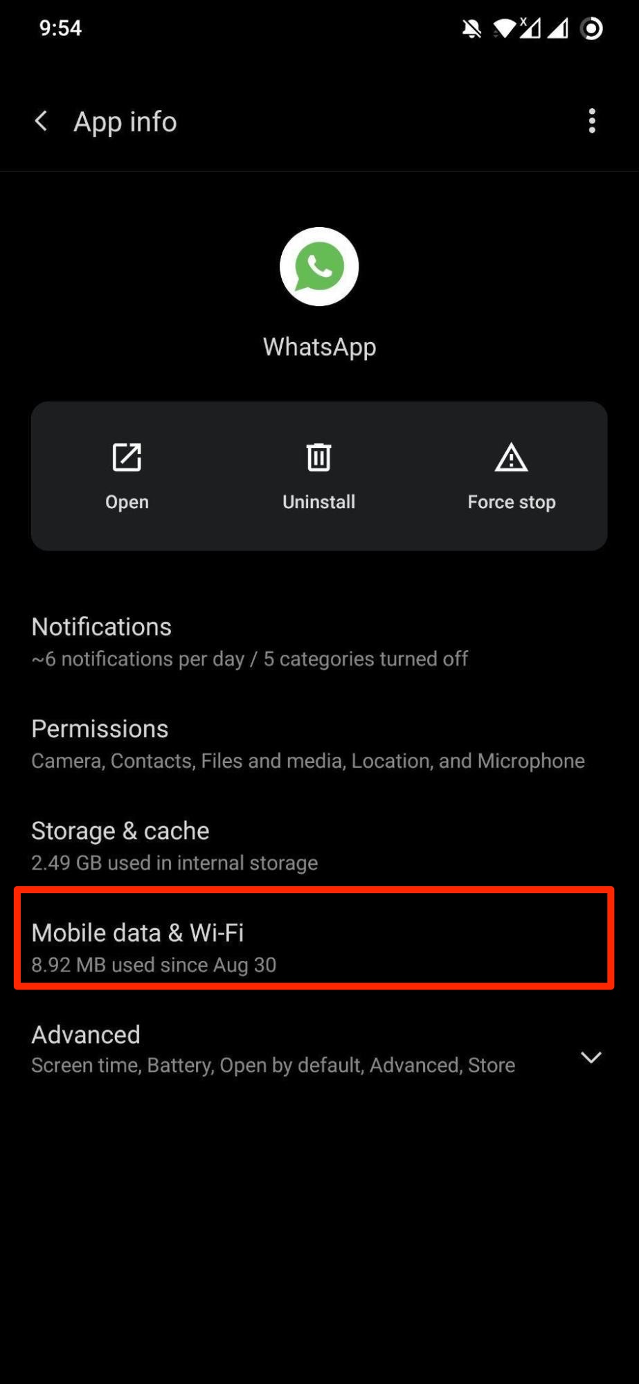 Mobile Data and WiFi