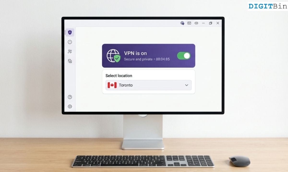 Mozilla VPN enabled on device