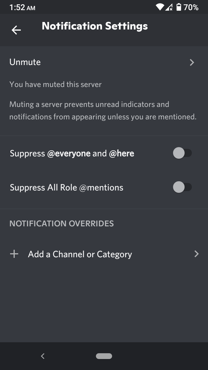 Mute Discord Server on Android Device - 6