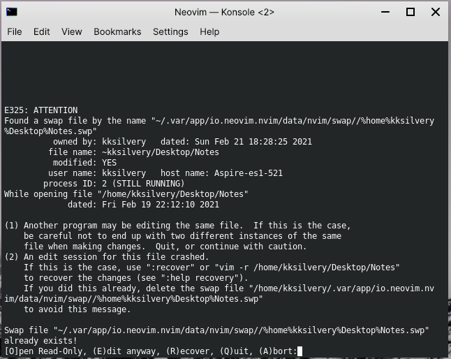 Neovim Text Editor