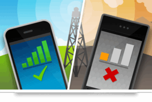 No mobile Signal bar and strength