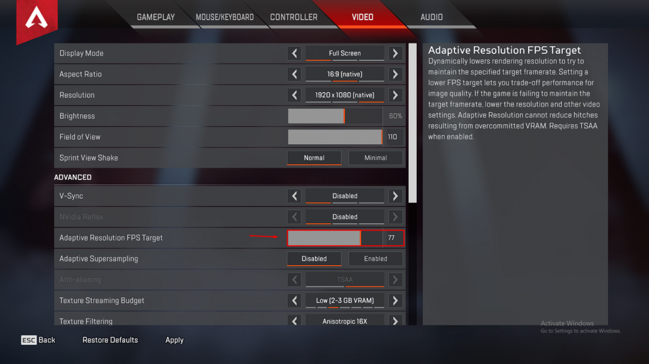 apex legends low fps radeon 480