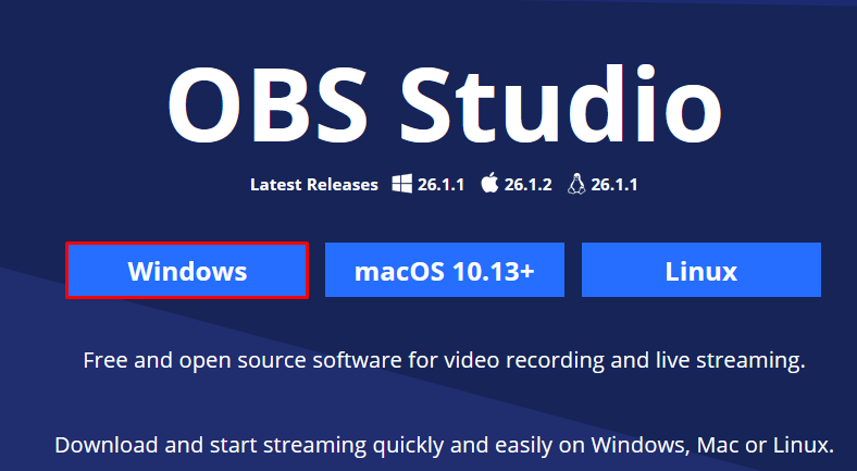 OBS Studio Download