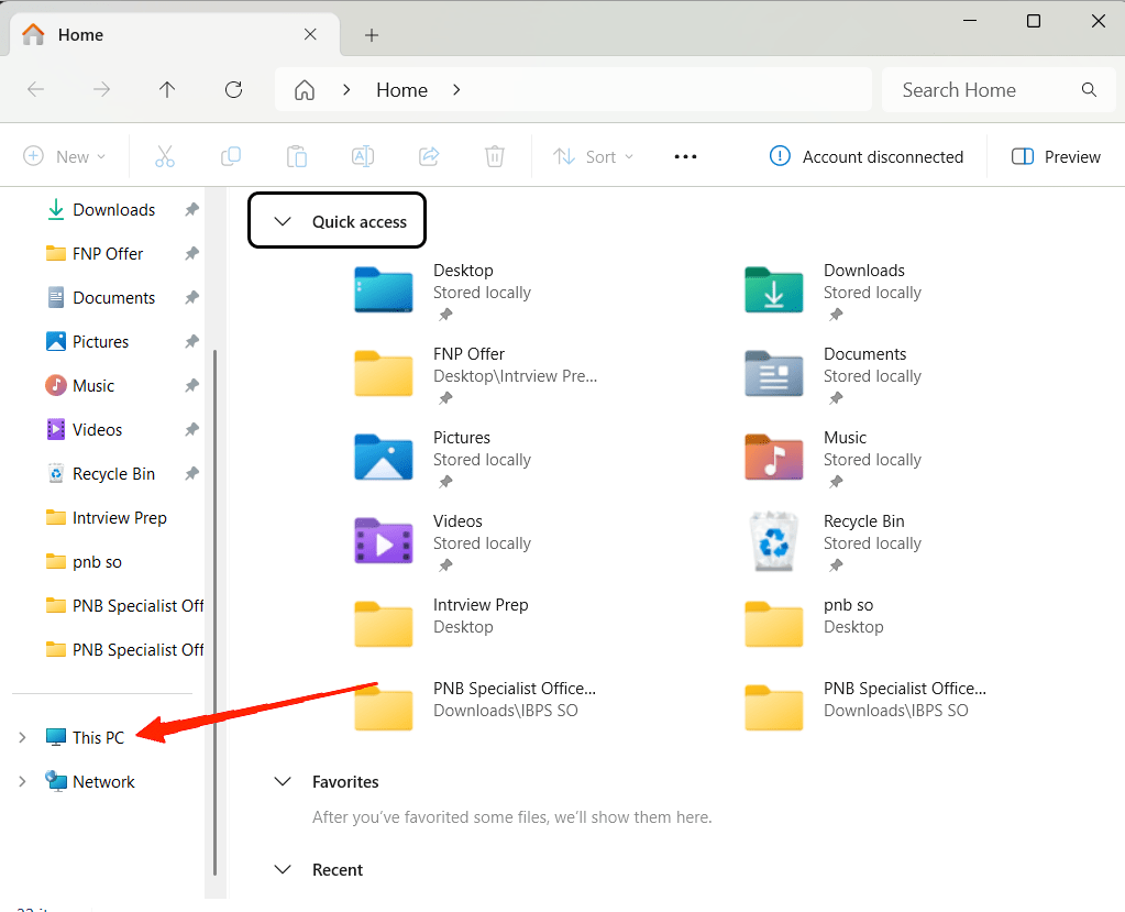 Open File Explorer on your Windows PC.