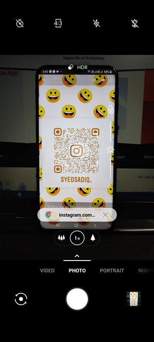 How to Scan Name Tag QR on Instagram  - 1