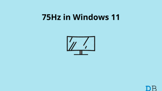 Overclock a 60Hz Monitor to 75Hz in Windows 11