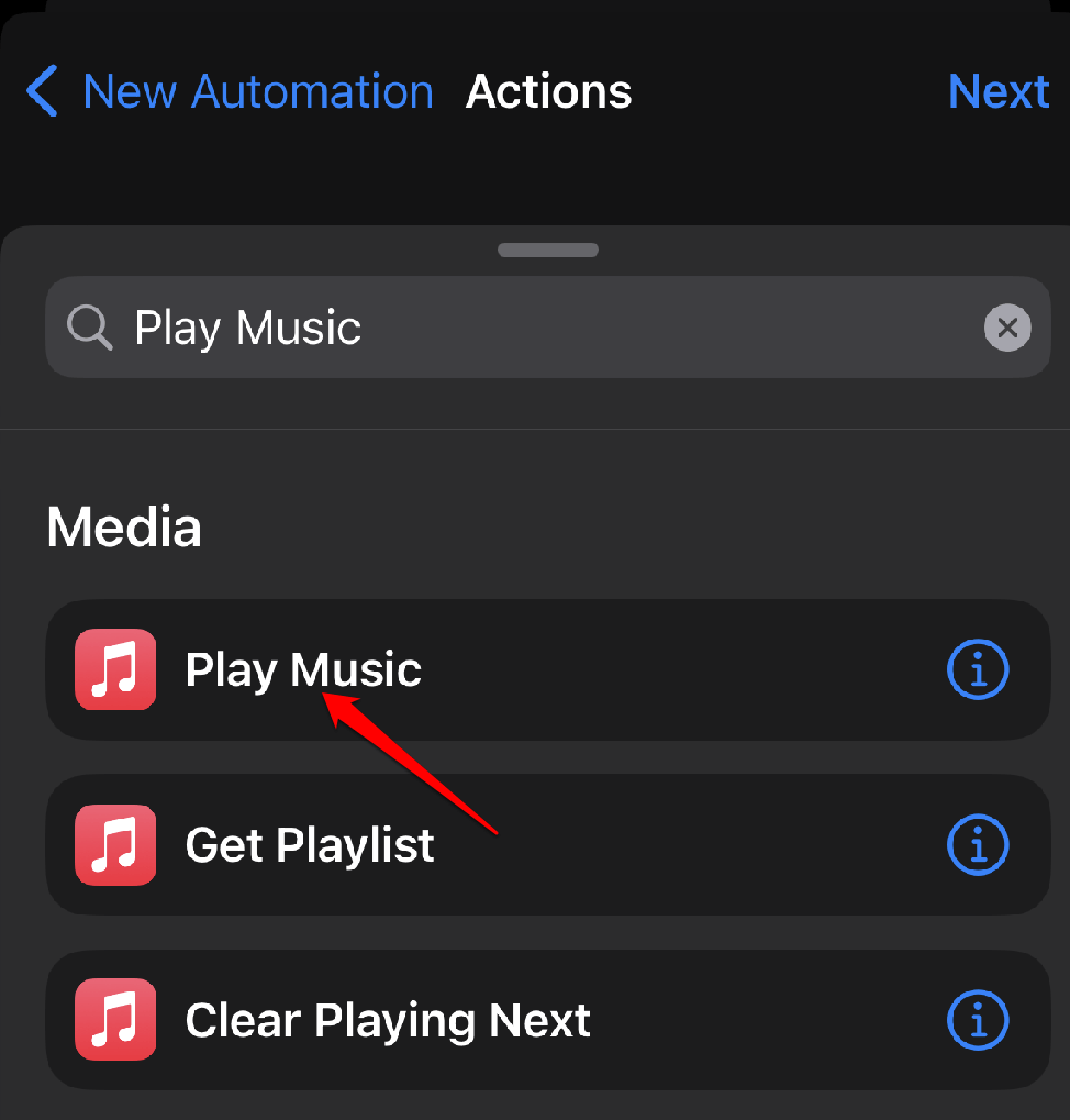 Search for and select Play Music