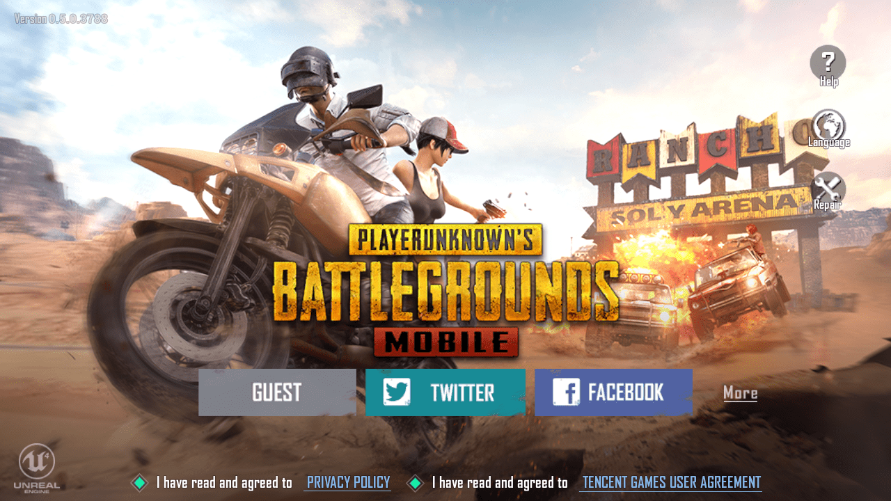 PUBG Mobile Login