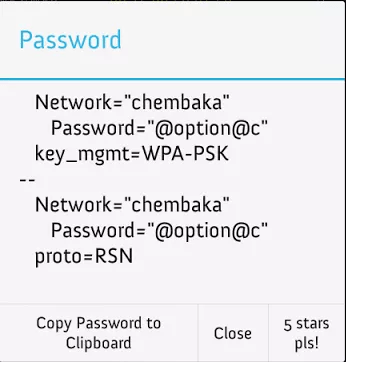 Password And Network