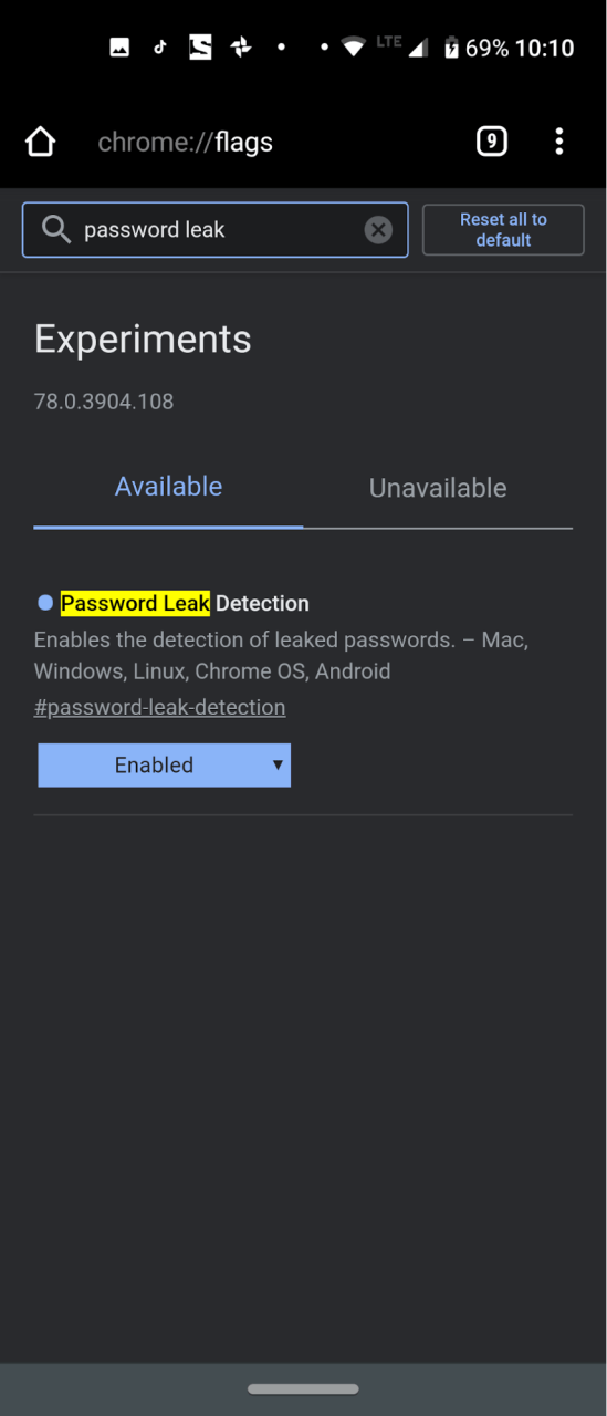 Password Protection Leak