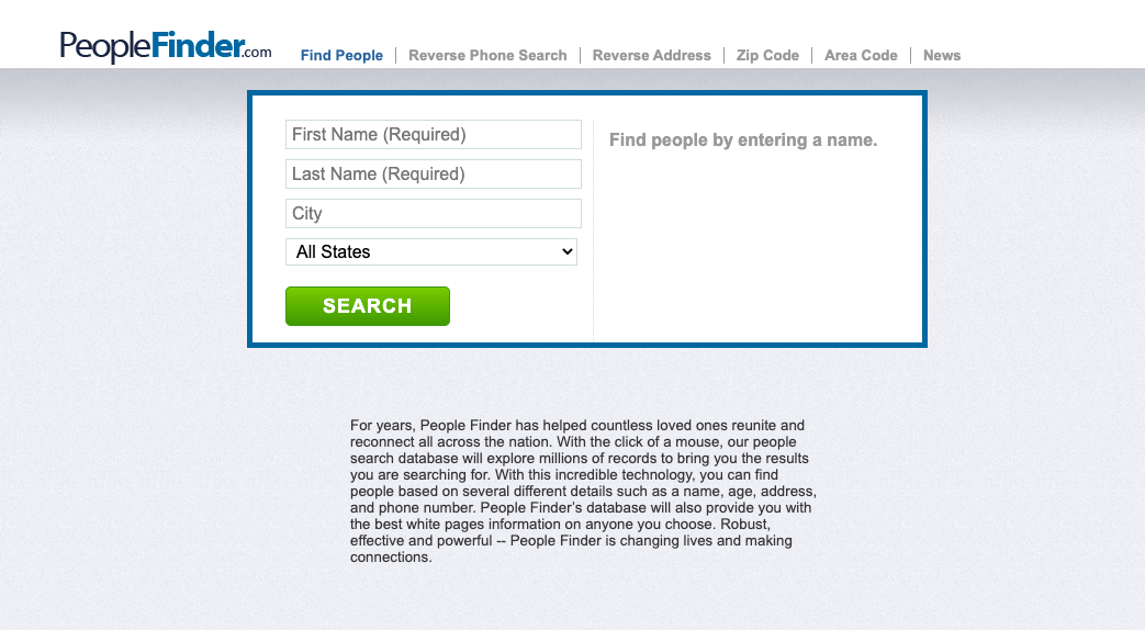 PeopleFinder