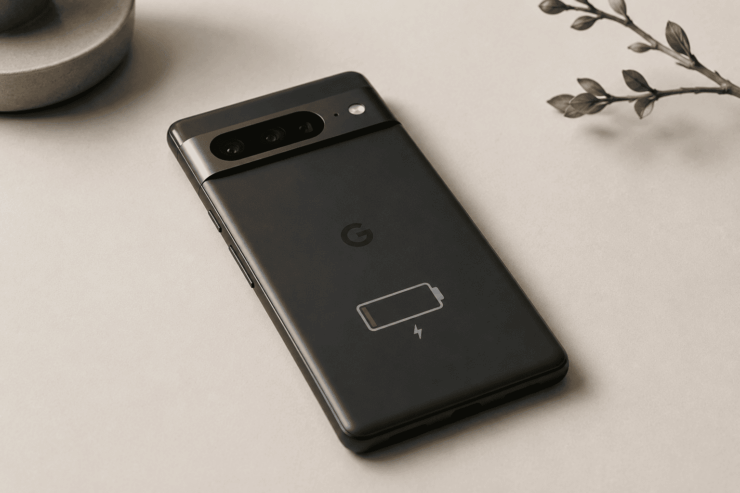 Pixel Battery Drain Issue May Update Concept Photo