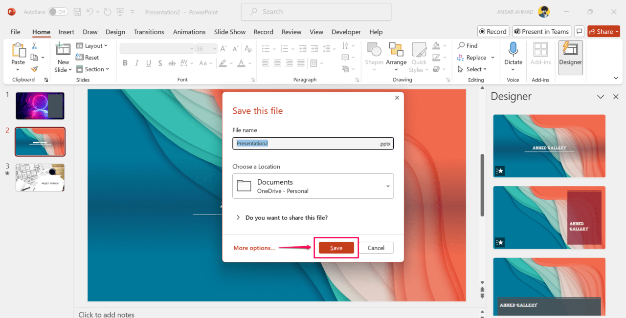 So beheben Sie „Beim Speichern der Datei in PowerPoint ist ein Fehler aufgetreten“