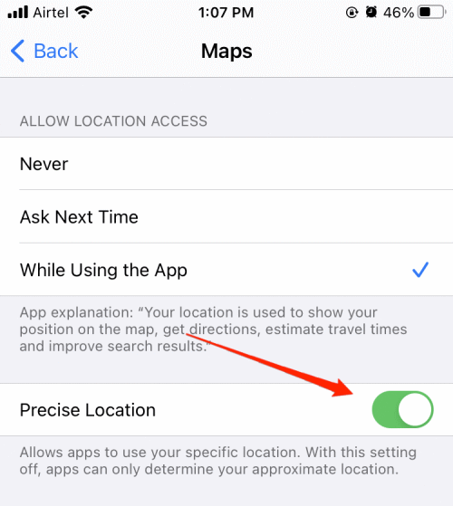 Apple Maps Showing Wrong Location on iPhone  Fix it Now  - 57