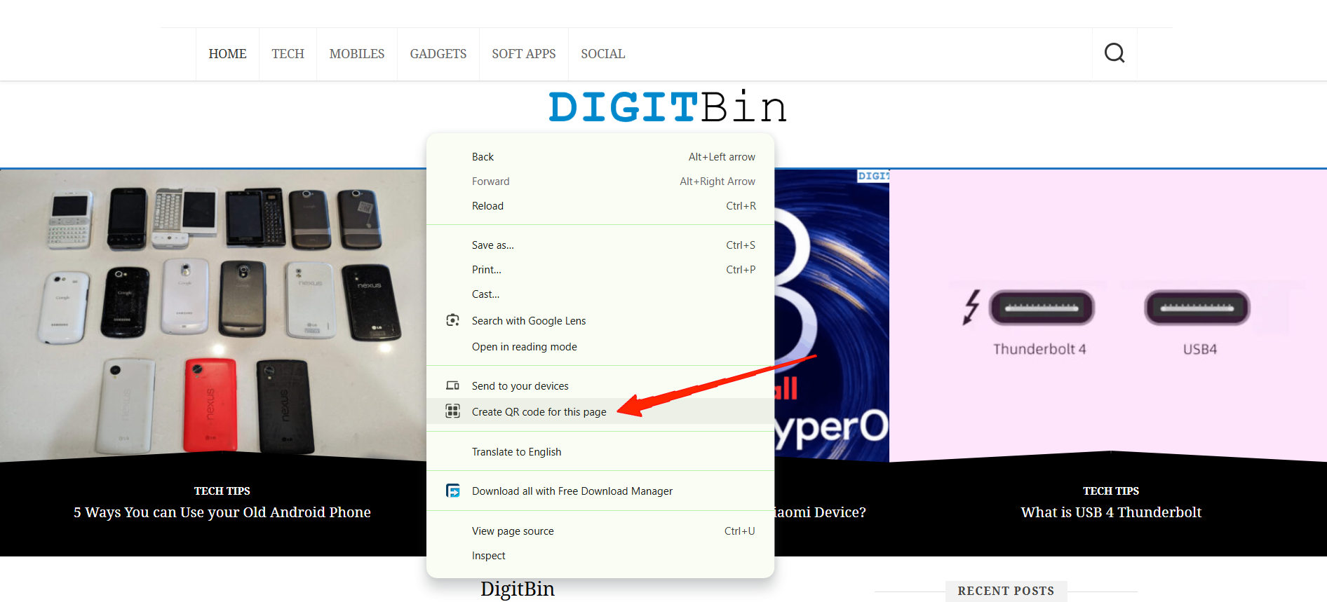 QR Code Generator Built Into Chrome