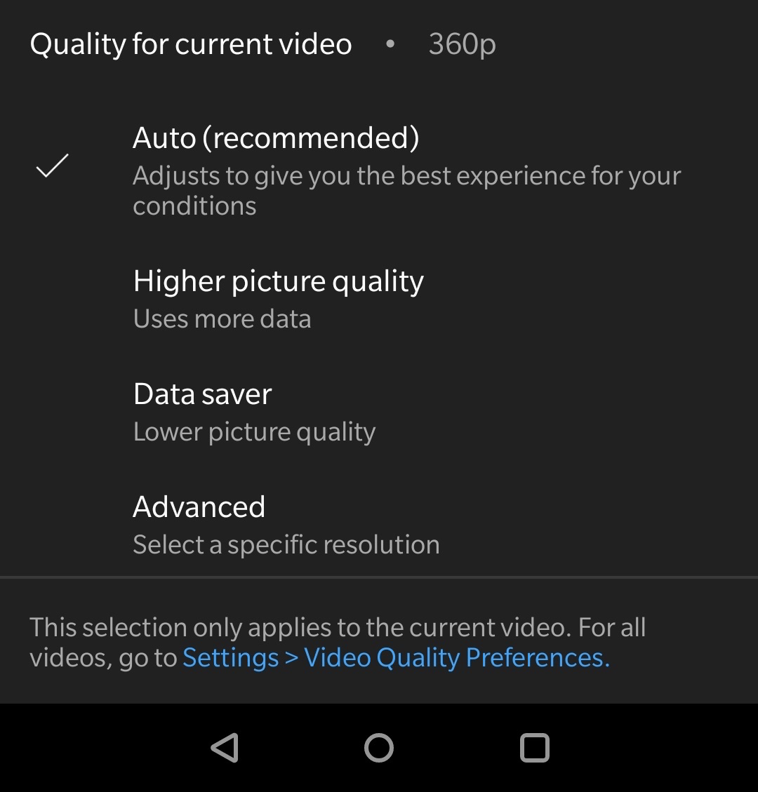 How to Use Old YouTube App Video Quality Settings  - 3